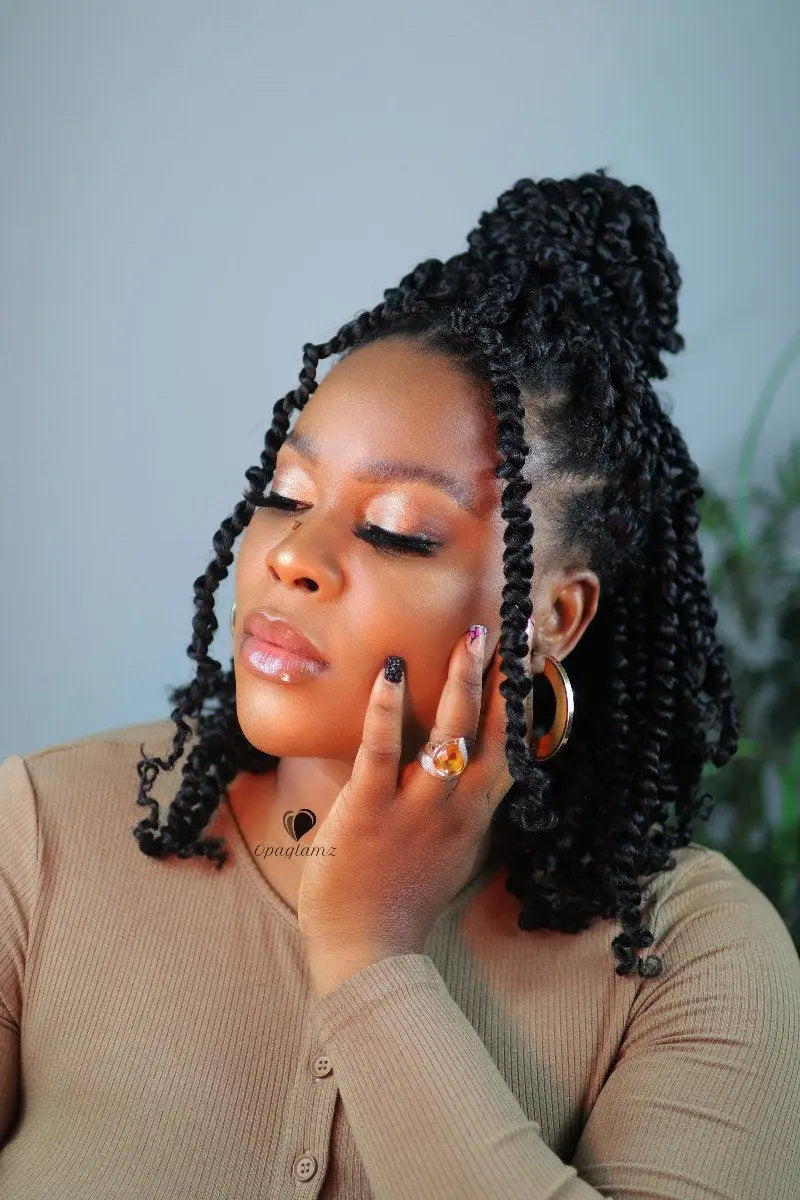 Toyotress Bob Spring Twist Crochet Synthetic Braiding Hair Extensions